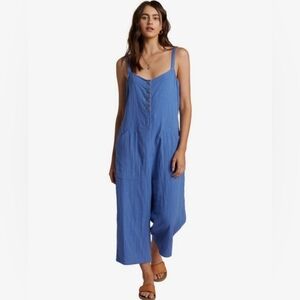 Billabong Daydream Jumpsuit Small Blue